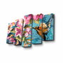 Wallity Cuadro Decorativo en Lienzo de 5 Piezas Multicolor